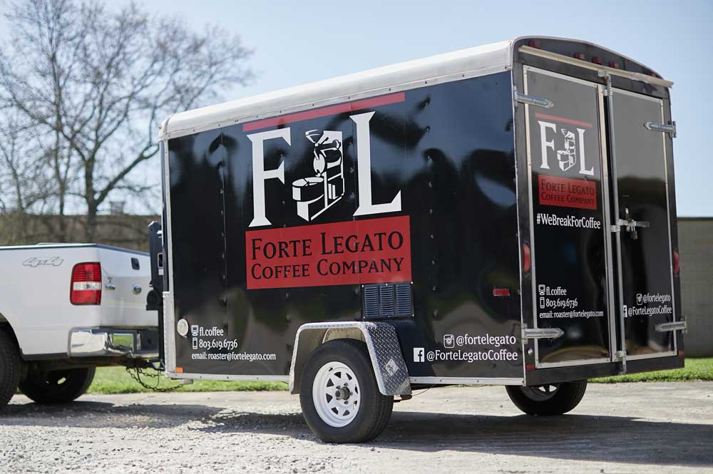 forte legato coffee trailer