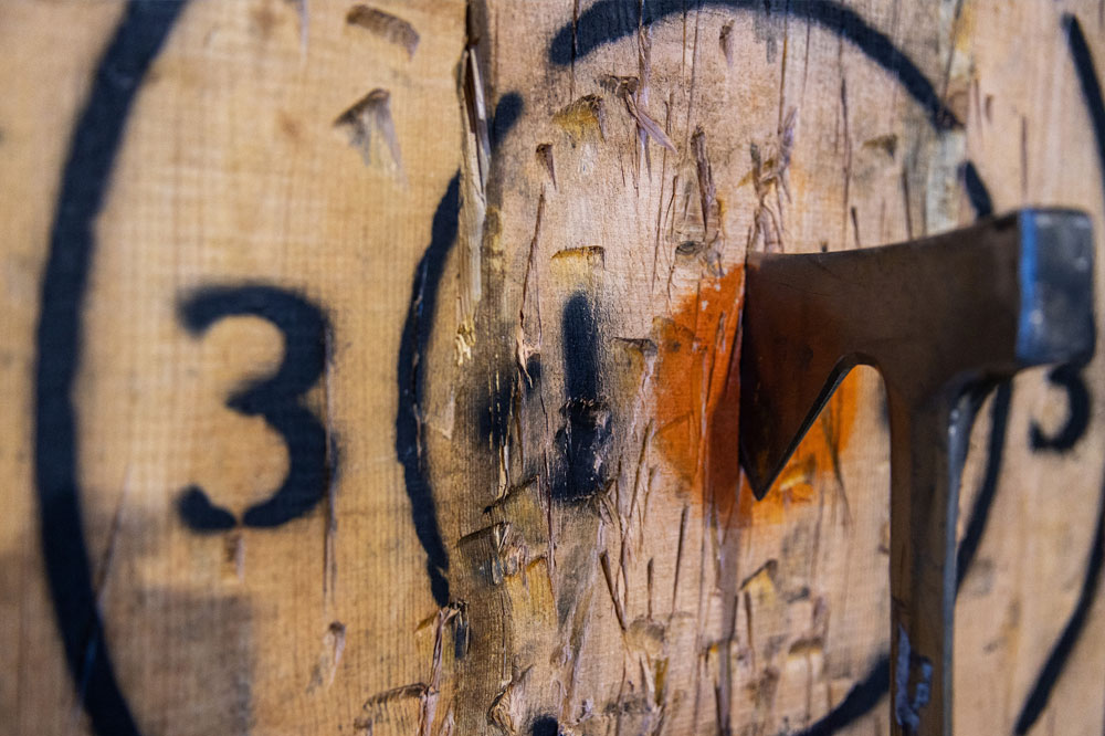 Axe Throwing At Craft Axe Throwing